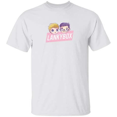 Lankybox Merch Lankybox Logo T Shirt Hoodie Light Blue Redditprint