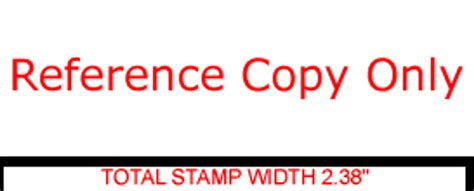 Reference Copy Only Rubber Stamp For Office Use Self Inking Melrose