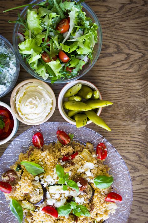 Free Images Table Dip Summer Dish Meal Salad Mediterranean