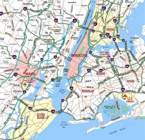 Mapa Plano Nueva York Cartes Geo Cartes