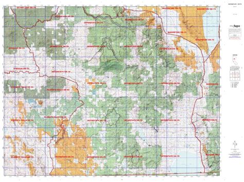 Oregon Unit 75 Topo Map For Sale Accurate Oregon Hunting