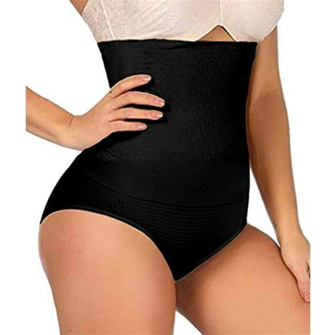 Ilfioreemio Tummy Control Shapewear For Women Extra Firm Sexy Shaping Panties Plus Size Briefs