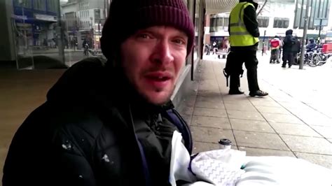 Homeless And Freezing Life For Rough Sleepers On City Street Youtube