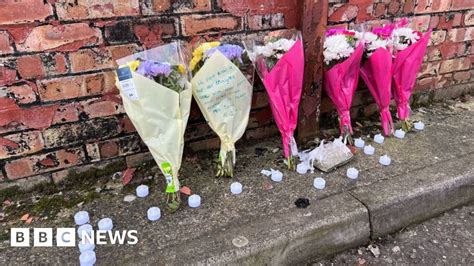 floral tributes left for great yarmouth murder victim