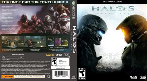 Halo 5 Guardians Dvd Cover 2015 Usa Xbox One