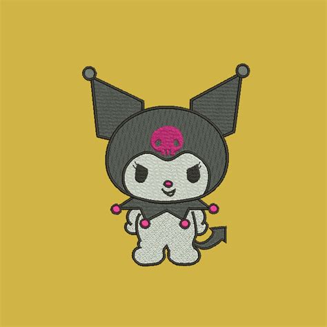 Kuromi Embroidery Design 3 Size Instant Download 8 Formats Etsy
