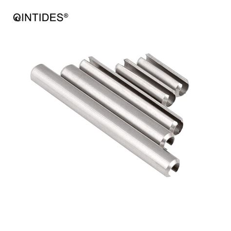 Qintides M6 Spring Parallel Pins Slotted Stainless Steel Elastic Pins Cotter Pins M68101214