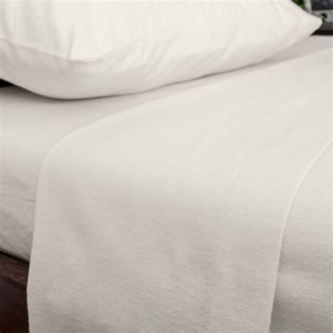 100 Brushed Cotton Flannelette Flat Sheet In Single Double King Size