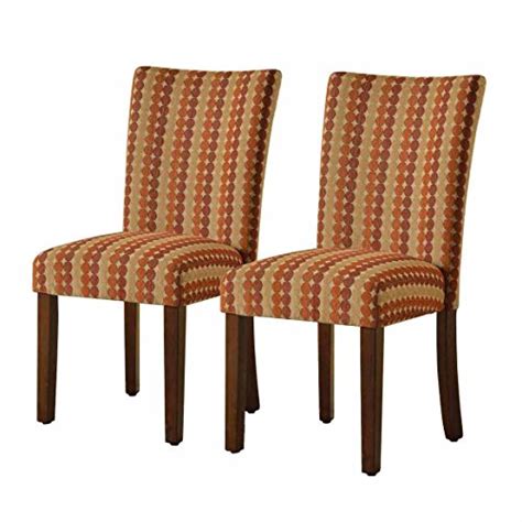 Homepop Parsons Upholstered Accent Dining Chair Set Of 2 Sienna Toned