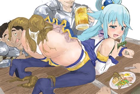 Rule 34 Aqua Konosuba Big Ass Fetish Food Kono Subarashii Sekai Ni Shukufuku Wo Naughty