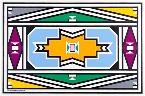 Another Milestone For South African Painter At 85 Dr Esther Mahlangu
