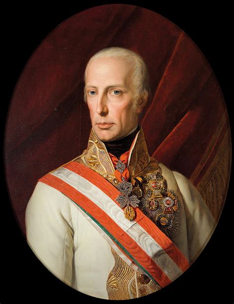 Francis I Emperor Of Austria Painting By Ferdinand Georg Waldmueller