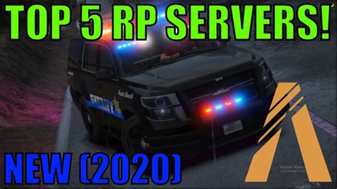 Top 5 FiveM Roleplay Servers (NEW) [GTA 5 RP - FiveM] - YouTube