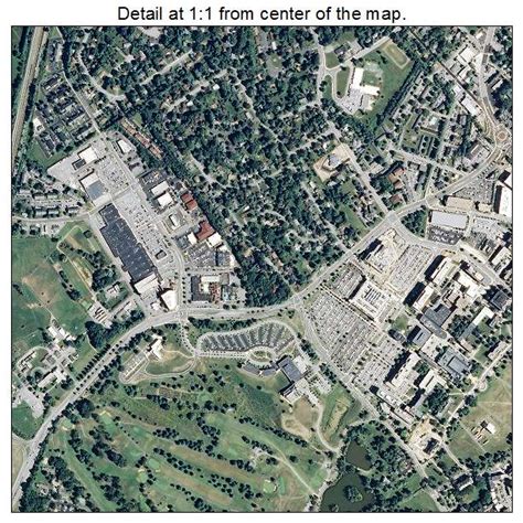 Aerial Photography Map Of Blacksburg Va Virginia