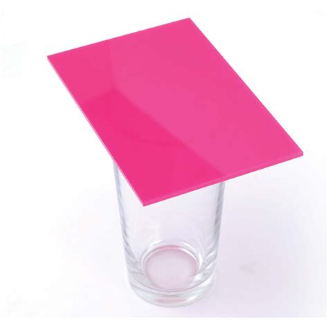Premium Cast Acrylic 3mm Sheet Solid Cerise Pink 1000 X 500mm