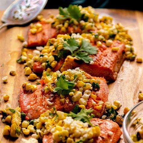 Easy Grilled Salmon With Corn Salsa Life As A Strawberry