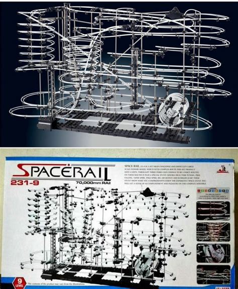 New Parts Space Rail Funny Model Building Kit Roller Coaster Toys