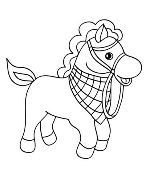 Sketsa kepala kuda gambar unduh gratis grafik 400034331 format. Gambar Mewarnai Kuda Poni Untuk Anak PAUD dan TK
