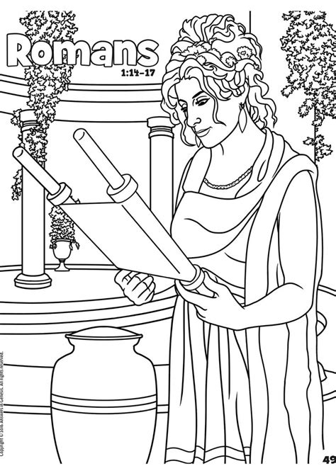 Click on the artwork you want to color from the list in the bible coloring app. Romans: Books of the Bible Coloring (Kids Coloring ...