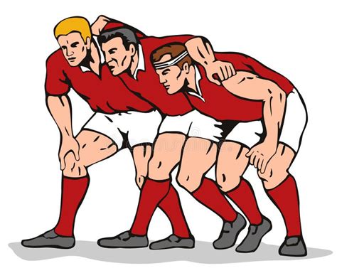 Rugby Scrum Royalty Free Stock Image Image 2706456
