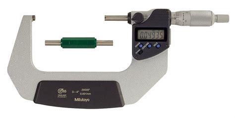 Mitutoyo Ratchet Thimble Digital Micrometer 3 To 476 To 101mm Range