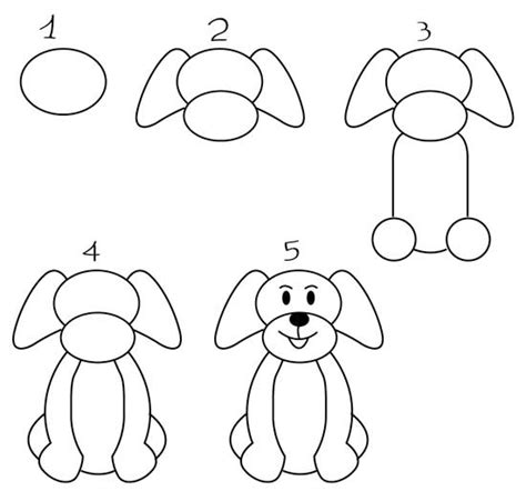 Como Dibujar Un Perro Facil Dibujos Fáciles De Hacer