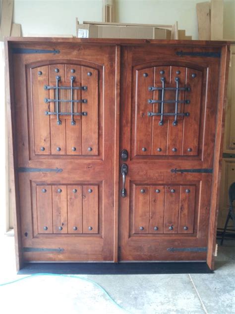 Check spelling or type a new query. Knotty alder rustic arch top entry door ex-1339 in 2020 ...