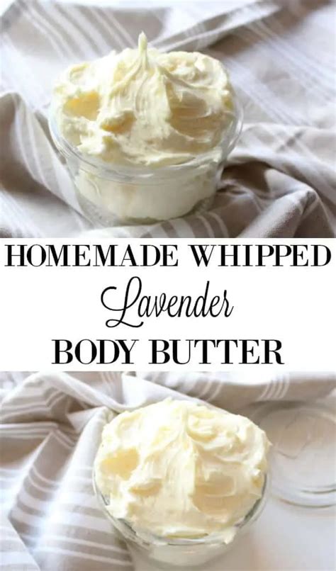 Homemade Whipped Lavender Body Butter Treble In The Kitchen