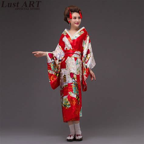 Japo Skie Kimono Tradycyjny Str J Cosplay Kobiet Yukata Kobiety Haori Japonia Geisha Kostium Obi