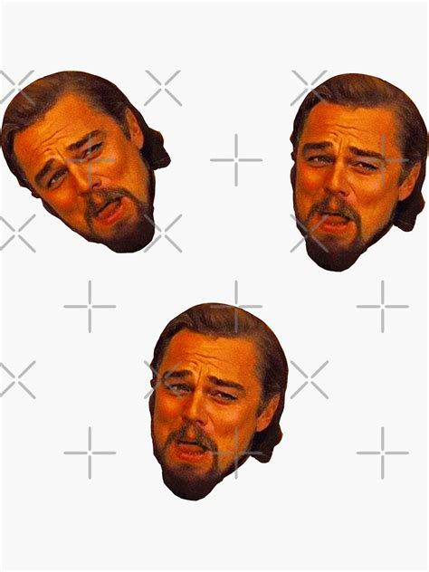 Leonardo Dicaprio Laughing Meme Sticker By Bouyaart Redbubble