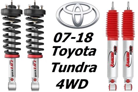 Rancho Front Quicklift Struts And Rs9000xl Rear Shocks For 07 18 Toyata