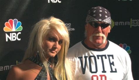 Hulk Hogan And His Daughter Brooke At Radio Music Awards 2004 Daily