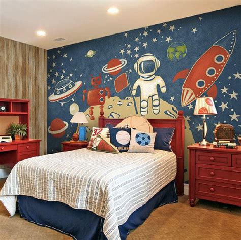 X Space Exploration Wallpaper Astronaut By DreamyWall Space Themed Bedroom Space Themed