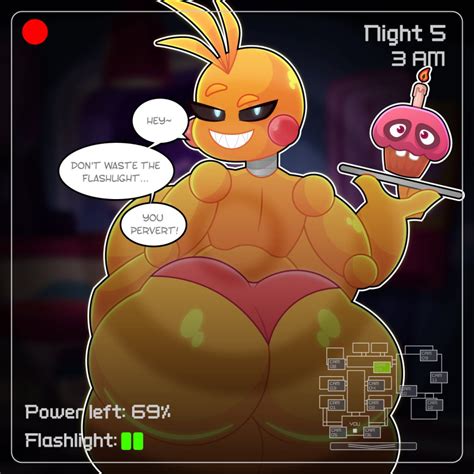 rule 34 animatronic ass chica fnaf chicken cupcake english text female five nights at freddy