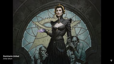 Liliana Of The Veil Variant Mtg Art From Dominaria United Set By Brom
