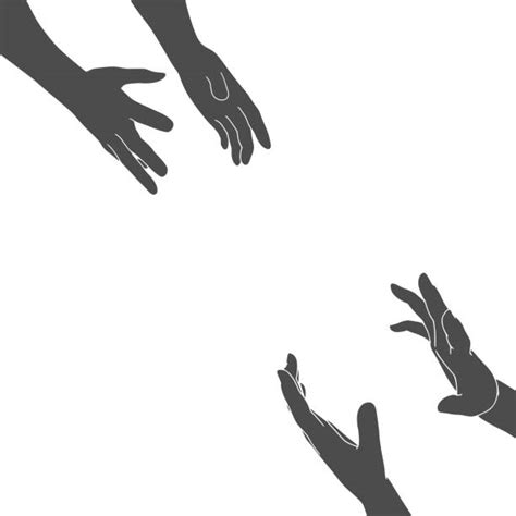 30 Almost Touching Hands Illustrations Royalty Free Vector Graphics