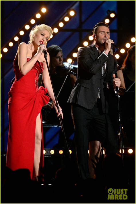 Adam Levine Gwen Stefani Perform My Heart Is Open Duet At Grammys