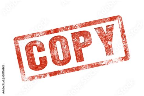 Copy Stamp Stock Illustration Adobe Stock