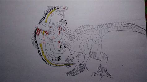 Dibujos Para Colorear De Jurassic World Indominus Rex Páginas Para