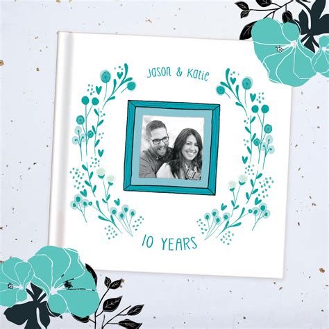 Personalized 10th Anniversary Book Tenth Anniversary T Book Of Us