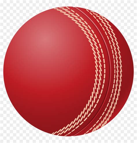 Cricket Ball Png Clip Art Cricket Ball Vector Free Transparent Png