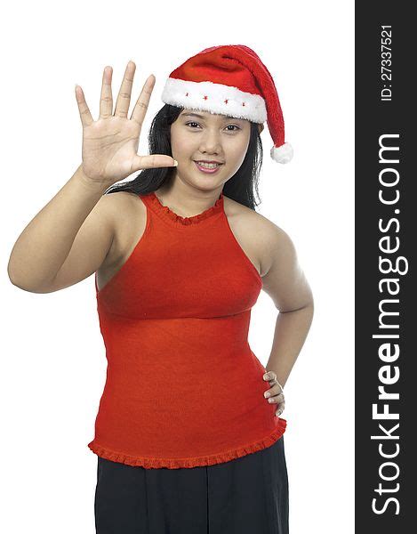 Fat Chubby Christmas Girl Free Stock Images Photos