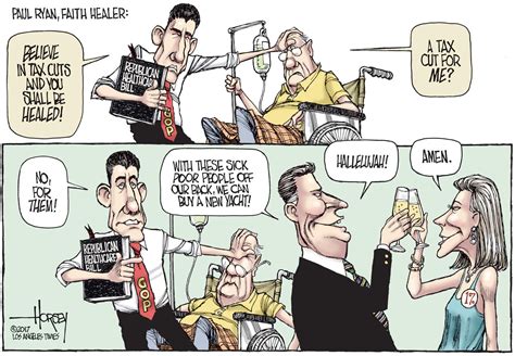 Political Cartoon U S Paul Ryan Ahca Tax Cuts Wealthy The Week