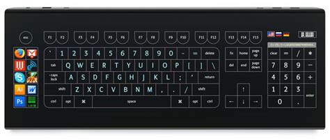 On Screen Keyboard Optimus Tactus Keyboard Keyboard Keyboards