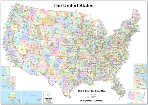 Free United States America Zip Code Map Usa Map Of Worlds