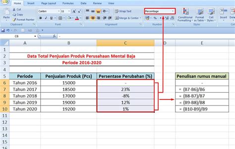Rumus Persen Excel Lengkap Belajar Rumus Excel Persen Bentuk Dasar Riset Vrogue