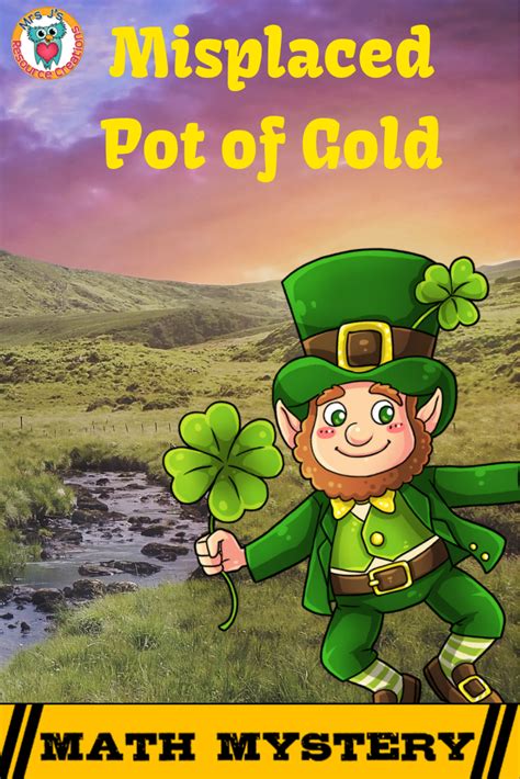 Subtraction games for 4th grade. St Patrick's Day Math Mystery: Case of the Misplaced Pot ...