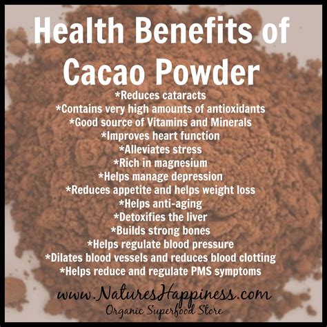 Health Benefits Of Cacao Powder Raw Organic Cacao Powder
