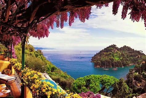 View From Portofino Rocks Resort Italy Travel Bonito Portofino