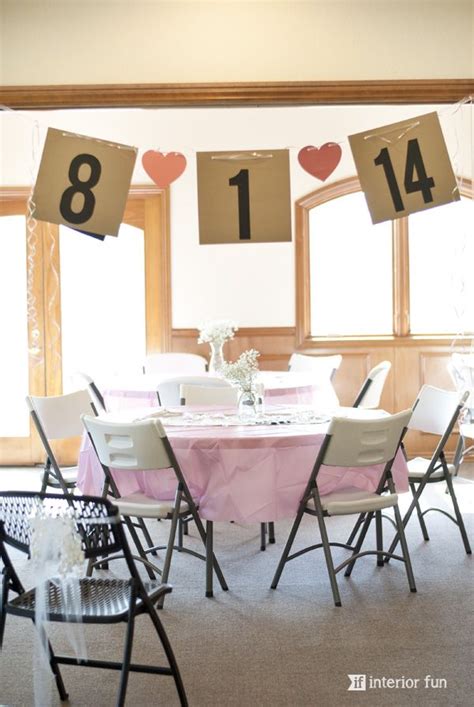 Easy and super cute banner for a bridal shower made from ...